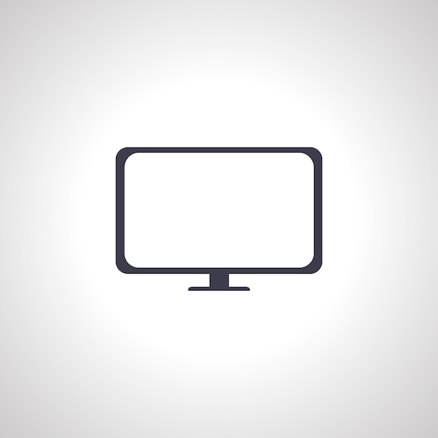 Tv-pictogram lcd-tv-schermpictogram