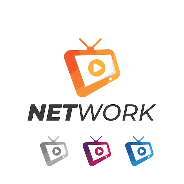 TV pictogram vector Tv netwerk logo afbeelding televisie elektronische media logo vector pictogrammalplaatje