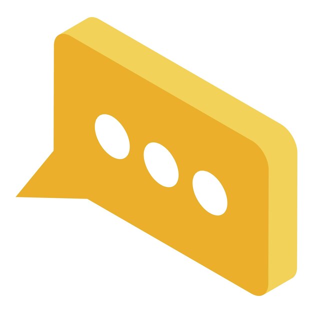 Tv-presentator chatpictogram Isometrisch van tv-presentator chat vector pictogram voor webdesign geïsoleerd op een witte achtergrond