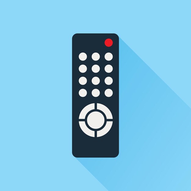 TV Remote Control Flat Icon