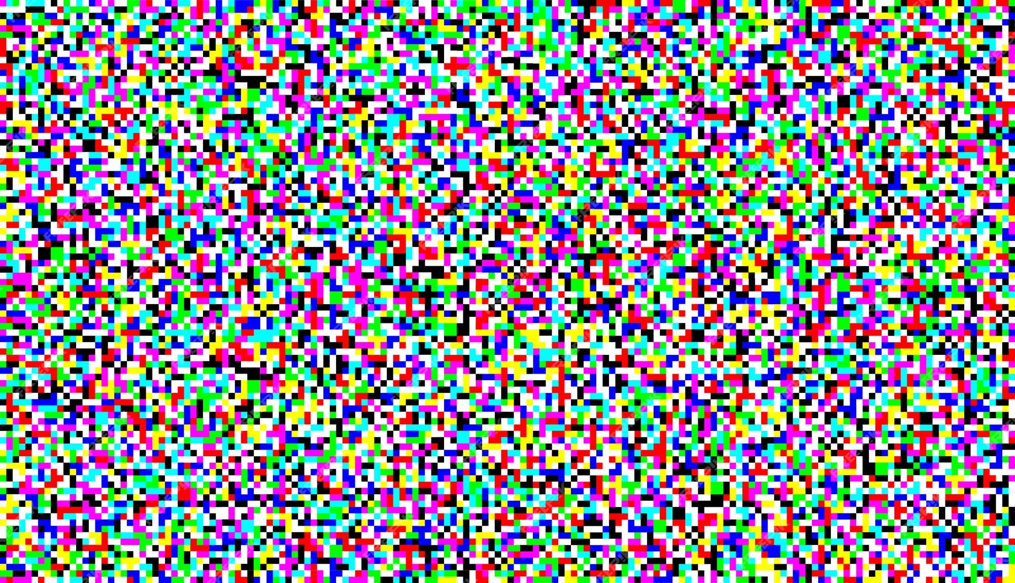 Pixel Glitch Pattern. Vector Background. Abstrac Glitch Texture