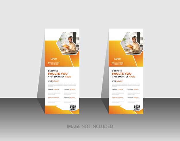 Twee banners voor een zakelijke website