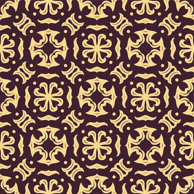 Vector twee kleuren naadloze ornamentvorm. eenvoudige patroon abstracte achtergrond