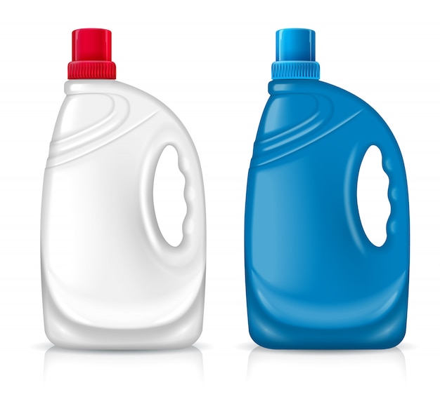 Twee plastic fles