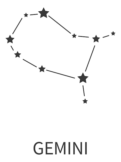 Tweeling ster sterrenbeeld symbool Esoterisch sterrenbeeld