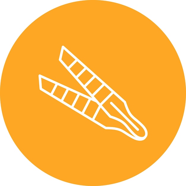 Tweezers icon vector image Can be used for Skincare