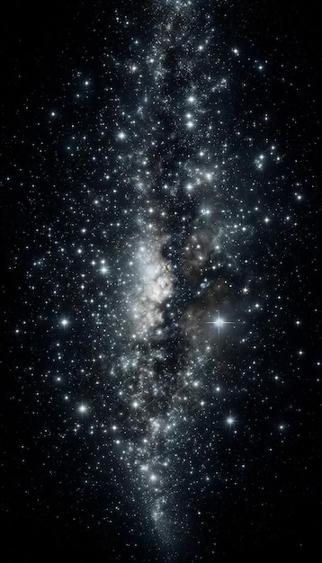 Вектор twinkling starfield on black sky