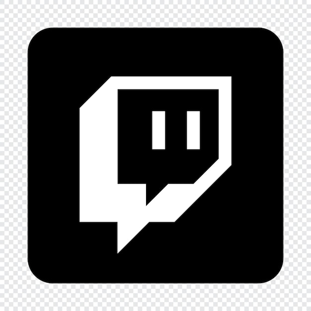 Twitch アプリのロゴ ソーシャルメディアのアイコン