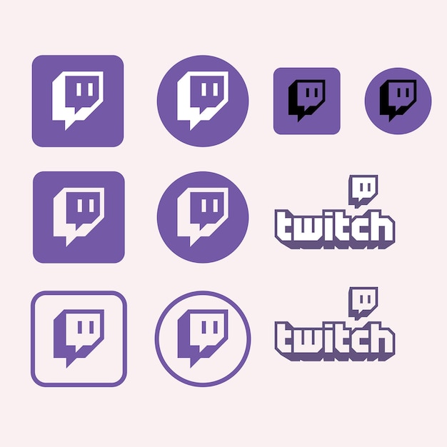 Twitch-pictogramreeks