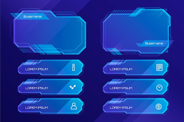 Twitch stream panels collection