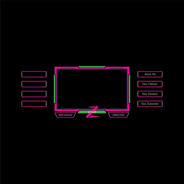 Twitch YouTube 스트림 오버레이