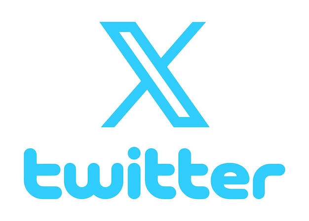 Twitter 글로벌 소셜 미디어 네트워킹 서비스 Twitter Kyiv 우크라이나의 새로운 로고 2023년 9월 13일