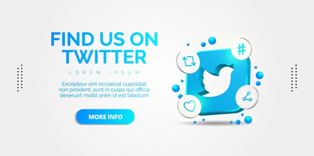 twitter sociale media met kleurrijke ontwerpen.