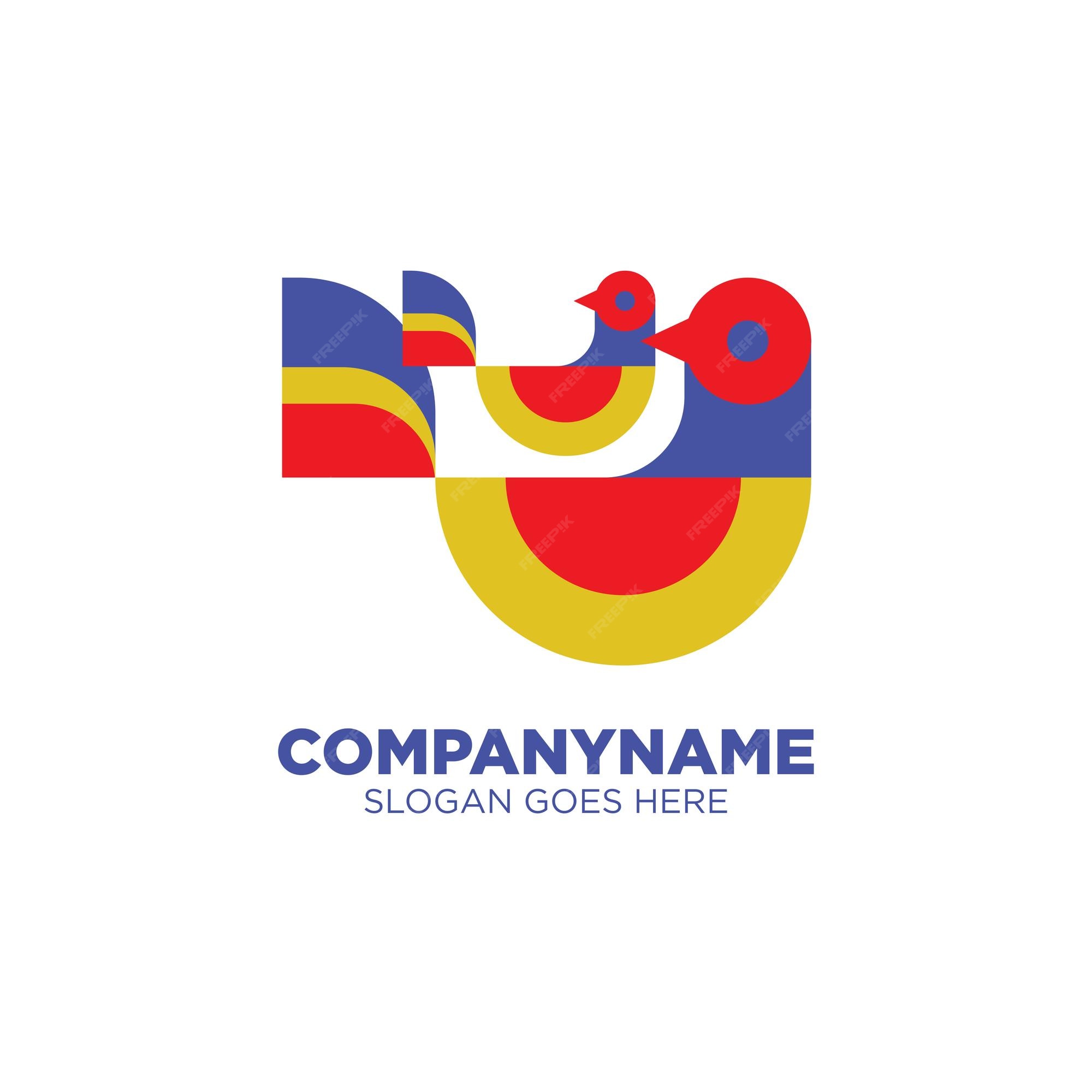 Premium Vector | Two Bird Logo