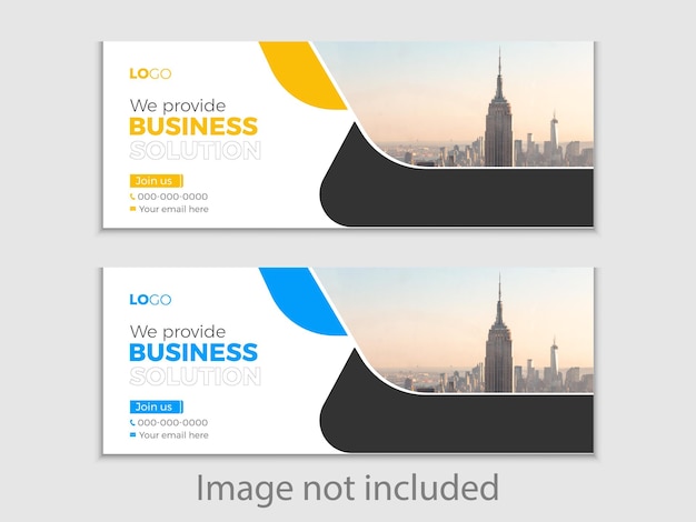 Vector two business cards for a company called 