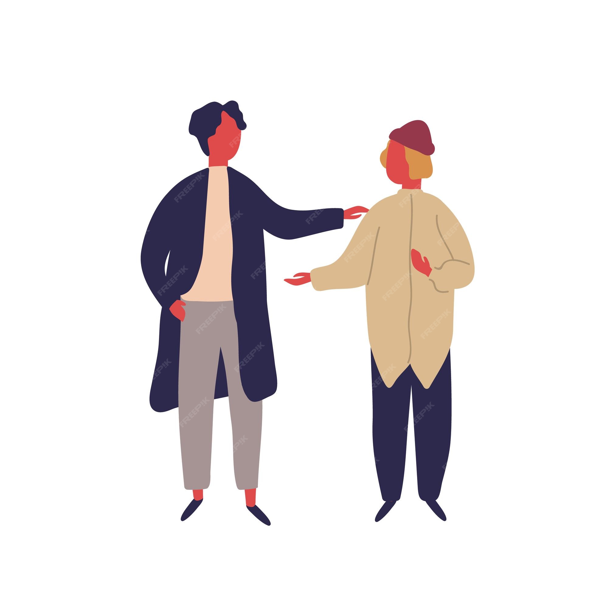 Premium Vector | Two cartoon hipster male enjoying friendly conversation vector flat illustration. colorful man friend talking together isolated on white. modern people character communication during friendship. Premium Vector | Two cartoon hipster male enjoying friendly conversation vector flat illustration. colorful man friend talking together isolated on white. modern people character communication during friendship.