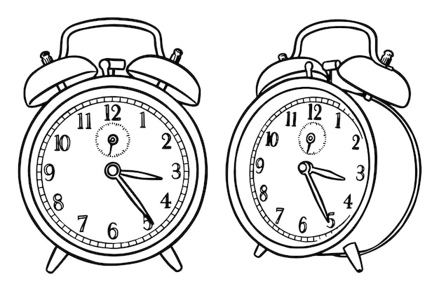 two clocks side by side one has the time as 12 00