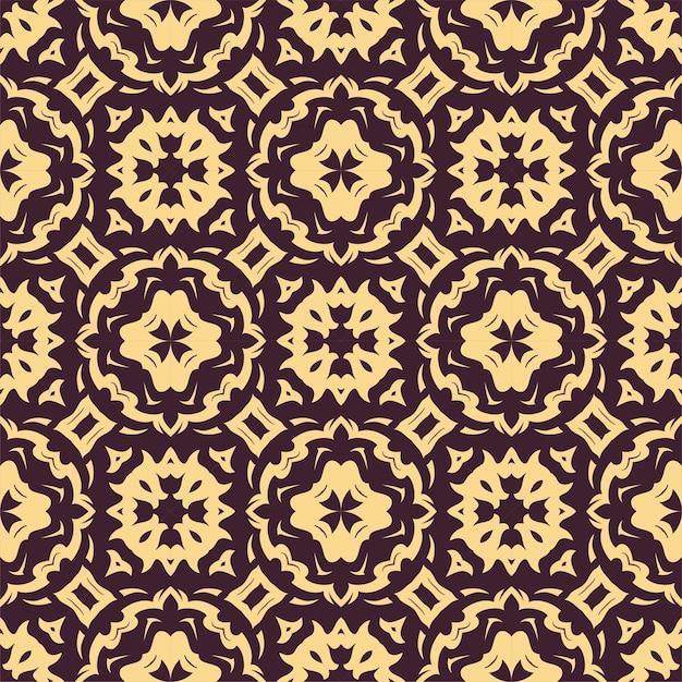 Two colors seamless ornament shape. Simple pattern abstract background