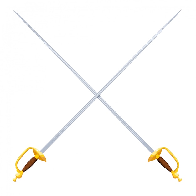  two crossed swords 