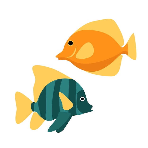 Vector two fish