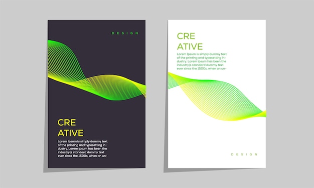 Two flyers for a business called cre active.