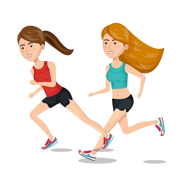 2 кружки которые бегают. Две девушки бегут. Девушка бежит. Две девушки бегают спорт. Две девочки бегут.