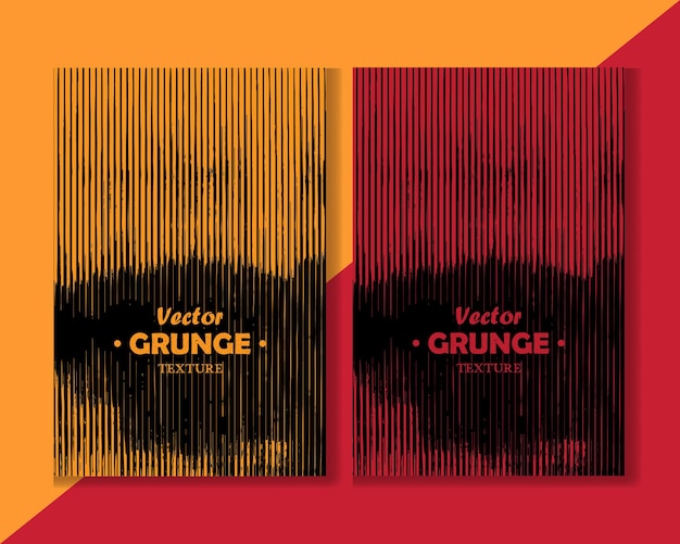 Two posters for a vector grunge.