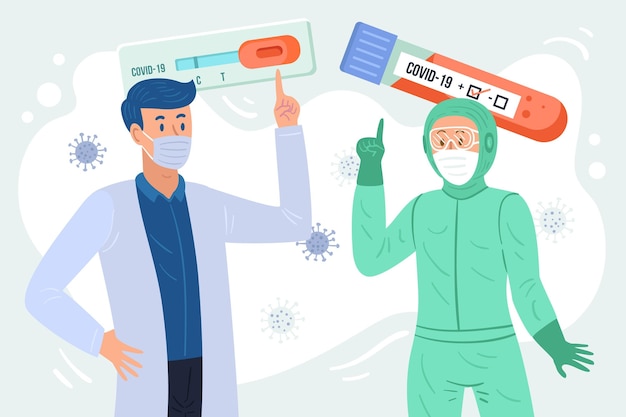 Vector type of coronavirus test