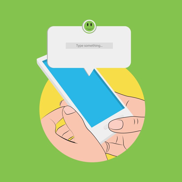 Vector type writing by phone
