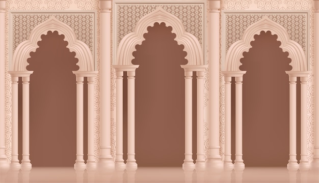 types of arches realistic background