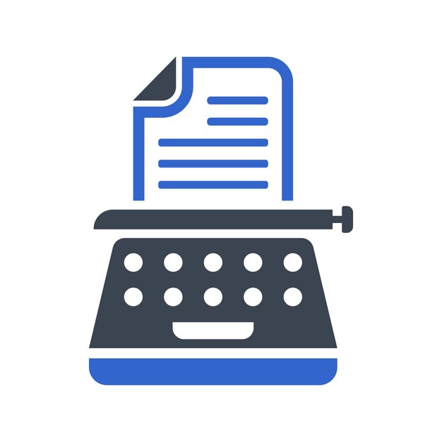 Typewriter icon