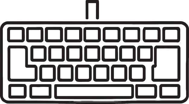 Typing Keyboard Vector Icon