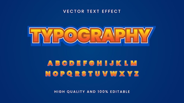 Typografie az teksteffect