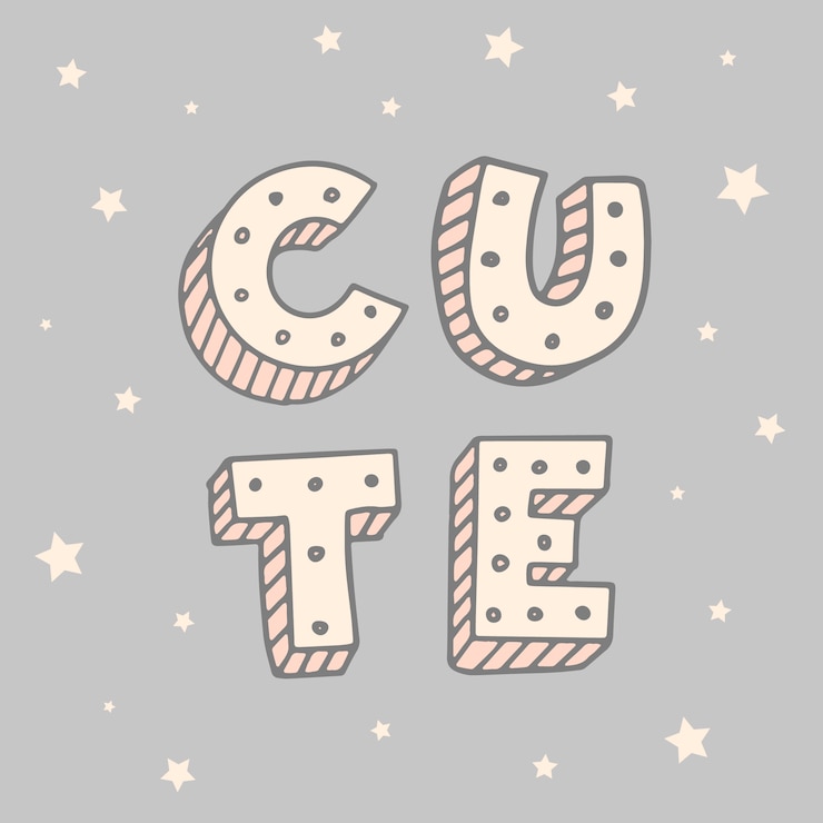 Vector typografie inscriptie voor kinderkamer inrichting