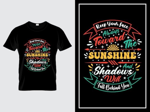 Typografie of lettering en trendy citaten of met de hand getekende letteringgrafiek voor een uniek t-shirtontwerp