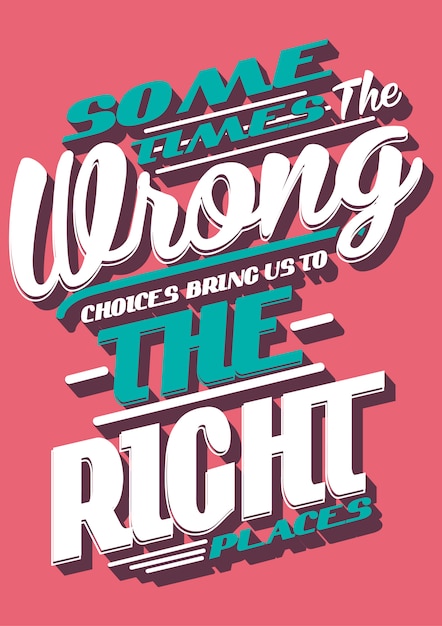 Typografie, slogan &amp; quote