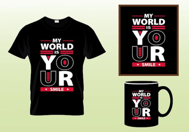 Typografie T-shirt Design moderne typografie inspirerende belettering citaten t-shirt design