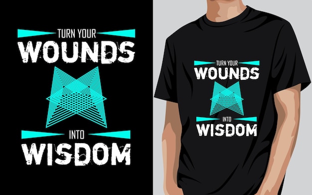 Typografie TShirt Design Beste Inspirerende Citaten Modern Trendy TShirt