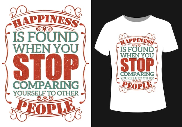 typografie tshirt ontwerp