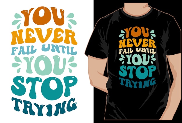 Vector typografie tshirt ontwerp