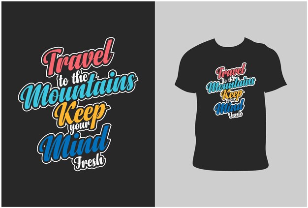 typografie tshirt ontwerp