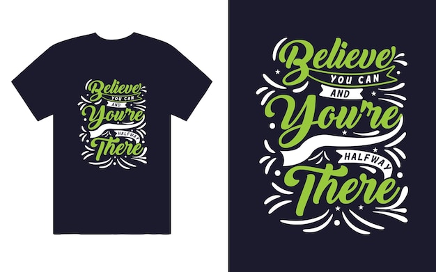 typografie tshirt ontwerp