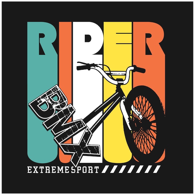 Typografieontwerp voor BMX-rijders