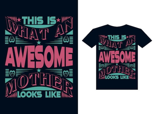 Typografische T-shirt ontwerp vector