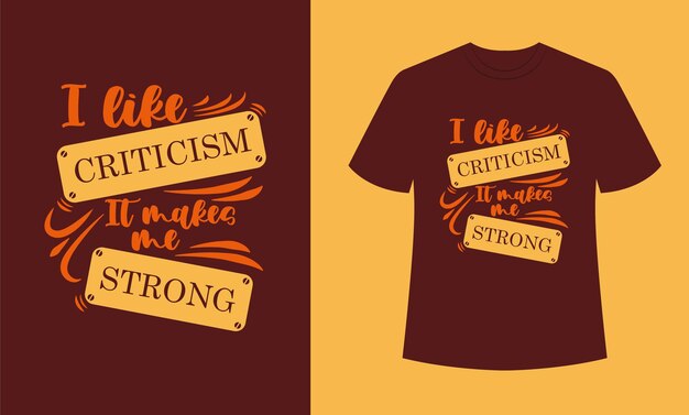 Vector typographic t shirt of motivation