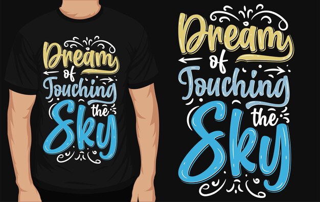 Typographic tshirt design