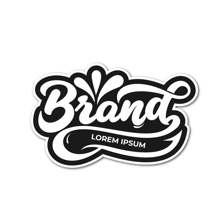 Vector typography art of brand fo tshirt design printing