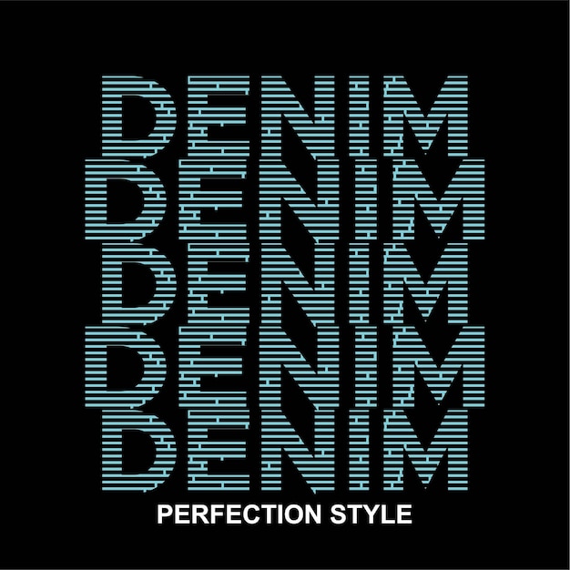 typography design vectors A black background with the word perfection on it