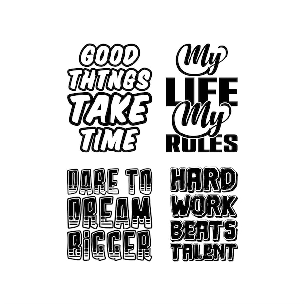 TYPOGRAPHY LETTERING SET