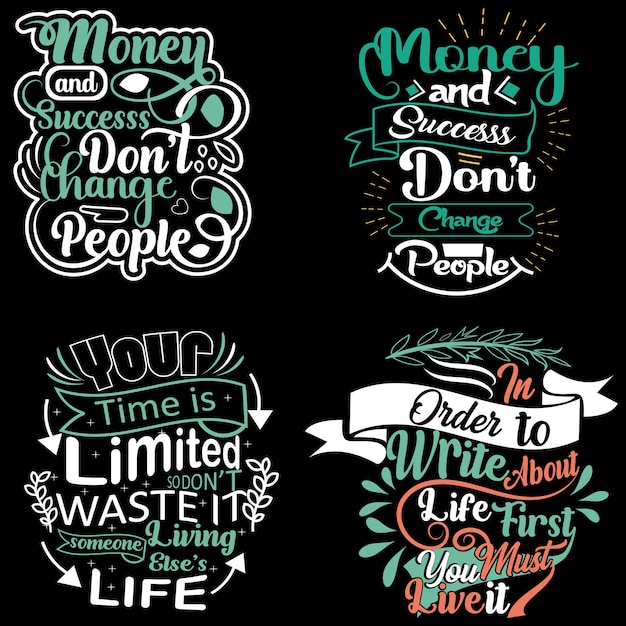 Typography or lettering and trendy quote or hand drawn lettering graphic for unique t shirt design